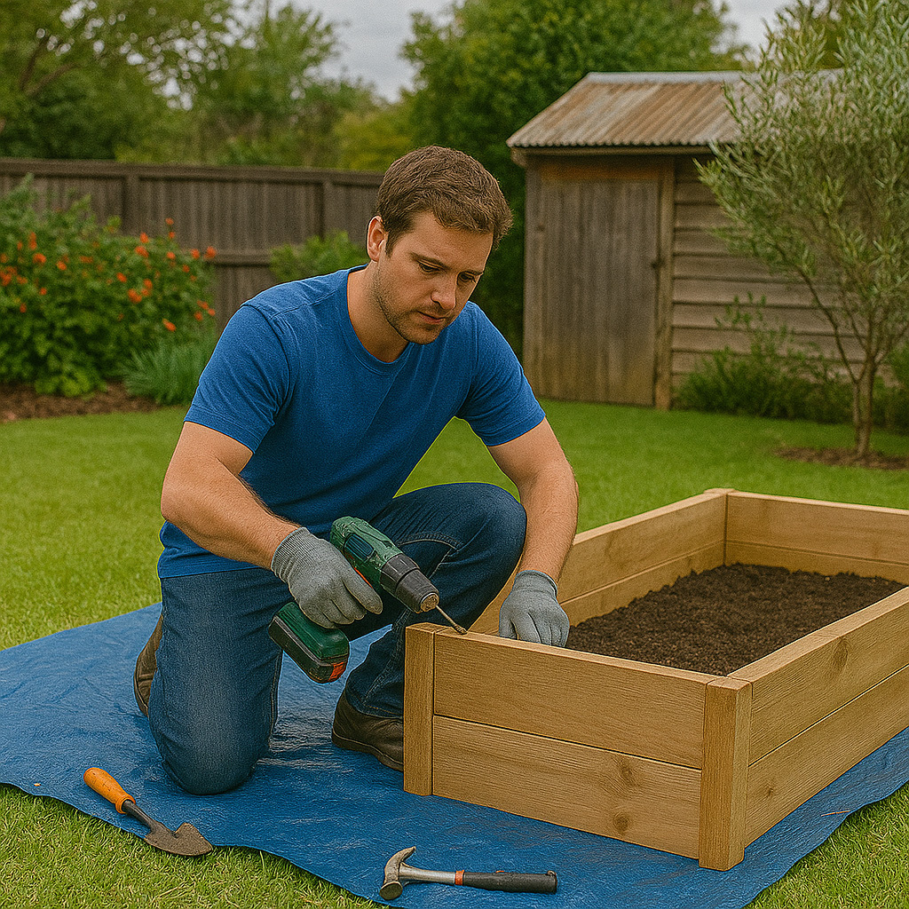 Garden Help - Projects such as garden beds, ponds and sheds