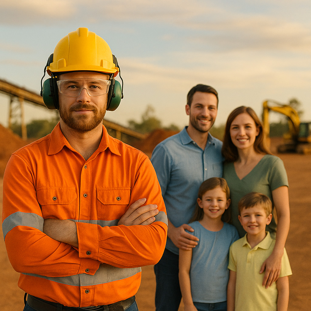 Mining Company - FIFO Worker & Family