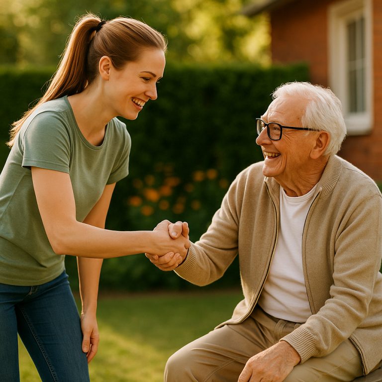 Giving a helping hand to others