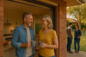 Neighbours realising connection and support can be made easy