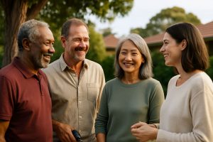 A sense of belonging within a local community