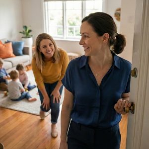 Heading out with childminding in place