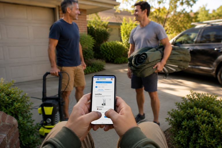 Einfaches Verleihen und Ausleihen von Gegenständen